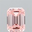 2.01 Ct. Fancy Intense Pink Emerald Lab Grown Diamond