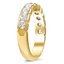 The Omna Ring, smalltop view on a hand