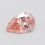 0.41 Ct. Fancy Intense Pink Pear Lab Grown Diamond