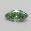 0.33 Ct. Fancy Vivid Green Marquise Lab Grown Diamond