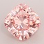 3.03 Ct. Fancy Intense Pink Cushion Lab Grown Diamond