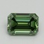 0.90 Ct. Fancy Vivid Pacific Green Emerald Lab Grown Diamond