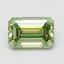 1.04 Ct. Fancy Vivid Green Emerald Lab Grown Diamond