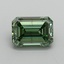 1.51 Ct. Fancy Vivid Pacific Green Emerald Lab Grown Diamond