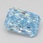 1.59 Ct. Fancy Vivid Blue Radiant Lab Grown Diamond