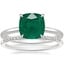 18K White Gold Petite Elodie Ring with Whisper Diamond Ring (1/10 ct. tw.)