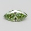 1.50 Ct. Fancy Vivid Green Marquise Lab Grown Diamond