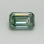 0.43 Ct. Fancy Vivid Pacific Green Emerald Lab Grown Diamond