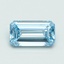 1.02 Ct. Fancy Intense Blue Emerald Lab Grown Diamond