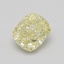 1.01 Ct. Fancy Yellow Cushion Diamond