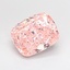 2.09 Ct. Fancy Intense  Pink Cushion Lab Grown Diamond