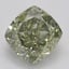 1.50 Ct. Fancy Gray-Greenish Yellow Cushion Diamond