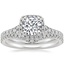 18K White Gold Joy Diamond Ring (1/3 ct. tw.) with Flair Diamond Ring (1/6 ct. tw.)