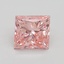 1.48 Ct. Fancy Vivid Pink Princess Lab Grown Diamond
