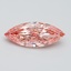 9.06 Ct. Fancy Vivid Pink Marquise Lab Grown Diamond
