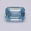 5.09 Ct. Fancy Intense Blue Emerald Lab Grown Diamond