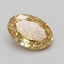 1.04 Ct. Fancy Vivid Yellow Oval Lab Grown Diamond