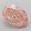 2.54 Ct. Fancy Vivid Pink Oval Lab Grown Diamond