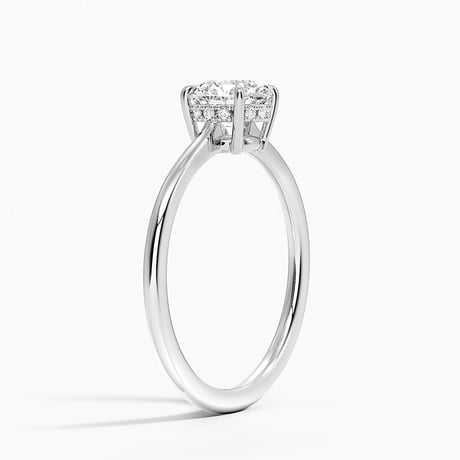 Elle Hidden Halo Diamond Ring