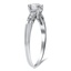 The Zuza Ring, smalltop view on a hand
