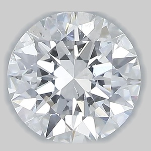 Round diamond — real photo