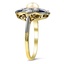 The Beckwourth Ring, smalltop view on a hand