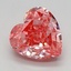 2.63 Ct. Fancy Vivid Pink Heart Lab Grown Diamond