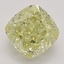 2.04 Ct. Fancy Yellow Cushion Diamond