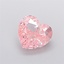 2.57 Ct. Fancy Intense Pink Heart Lab Grown Diamond