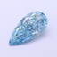 2.77 Ct. Fancy Vivid Blue Pear Lab Grown Diamond