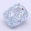4.43 Ct. Fancy Intense  Blue Cushion Lab Grown Diamond