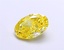1.53 Ct. Fancy Vivid  Yellow Oval Lab Grown Diamond