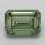 7.07 Ct. Fancy Vivid  Green Emerald Lab Grown Diamond
