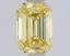 1.1 Ct. Fancy Intense  Yellow Emerald Lab Grown Diamond