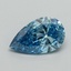 1.02 Ct. Fancy Vivid Blue Pear Lab Grown Diamond