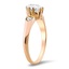 The Erma Ring, smalltop view on a hand