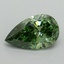 1.50 Ct. Fancy Vivid Green Pear Lab Grown Diamond
