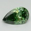 2.14 Ct. Fancy Vivid Pacific Green Pear Lab Grown Diamond