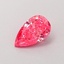 0.58 Ct. Fancy Vivid  Pink Pear Lab Grown Diamond