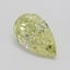 0.59 Ct. Fancy Yellow Pear Diamond