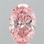 5.17 Ct. Fancy Vivid Pink Oval Lab Grown Diamond