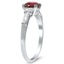 The Managua Ring, smalltop view on a hand