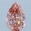 2.15 Ct. Fancy Vivid Pink Pear Lab Grown Diamond
