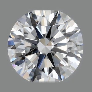 Round diamond — real photo