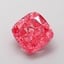 1.72 Ct. Fancy Vivid  Pink Cushion Lab Grown Diamond