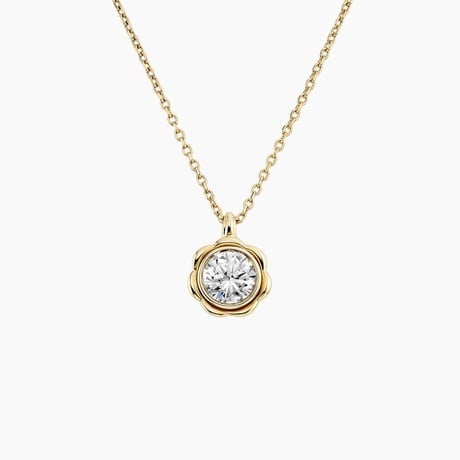 Carbon Capture Lab Diamond Flower Necklace (1/2 ct. tw.)