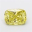 3.50 Ct. Fancy Intense Yellow Cushion Lab Grown Diamond
