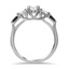 Trillion Trellis Black Diamond Ring, smallview