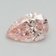 1.00 Ct. Fancy Intense Pink Pear Lab Grown Diamond