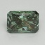 2.04 Ct. Fancy Vivid Green Radiant Lab Grown Diamond